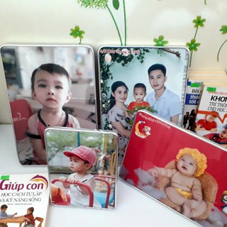 Khung ảnh ép trên gỗ phủ mica