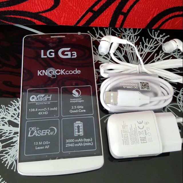 [Freeship] ĐIỆN THOẠI LG G3 HÀN QUỐC_RAM 3GB_ROM 32GB_MỚI _*fullbox HÌNH THẬT CÓ SỈ