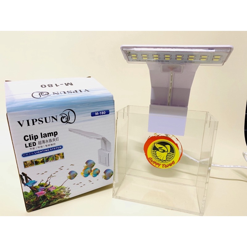Đèn LED kẹp thành hồ cá thuỷ sinh M180
