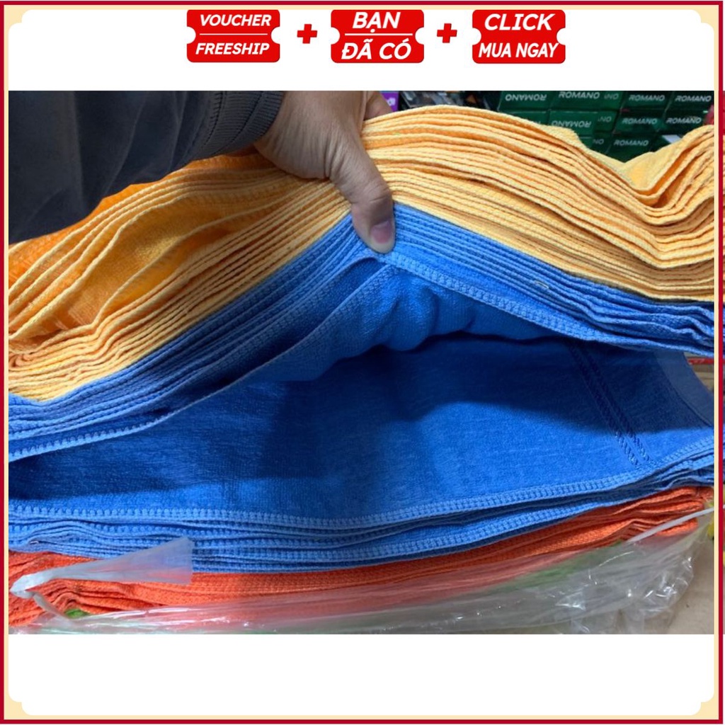 [Bán Sỉ] Khăn Lau Mặt Sợi Cotton Vằn Đẹp Trường Thịnh - 49 X 28Cm