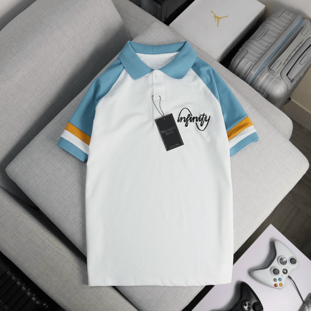 Áo Thun Nam Cổ Trụ Polo Cao Cấp Thêu Logo Sịn Sò Vải Cotton Thấm Hút Mồ Hôi Tốt Chuẩn Form Lịch Lãm NEW UNISEX