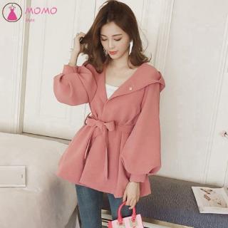 Áo Khoác Nữ Tay Phồng Cột Nơ Xinh Xắn