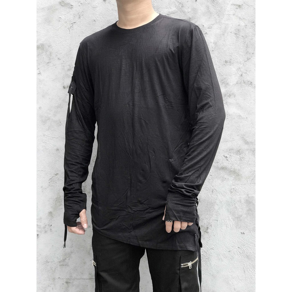 Áo thun dài tay đan dây Lexuza 013