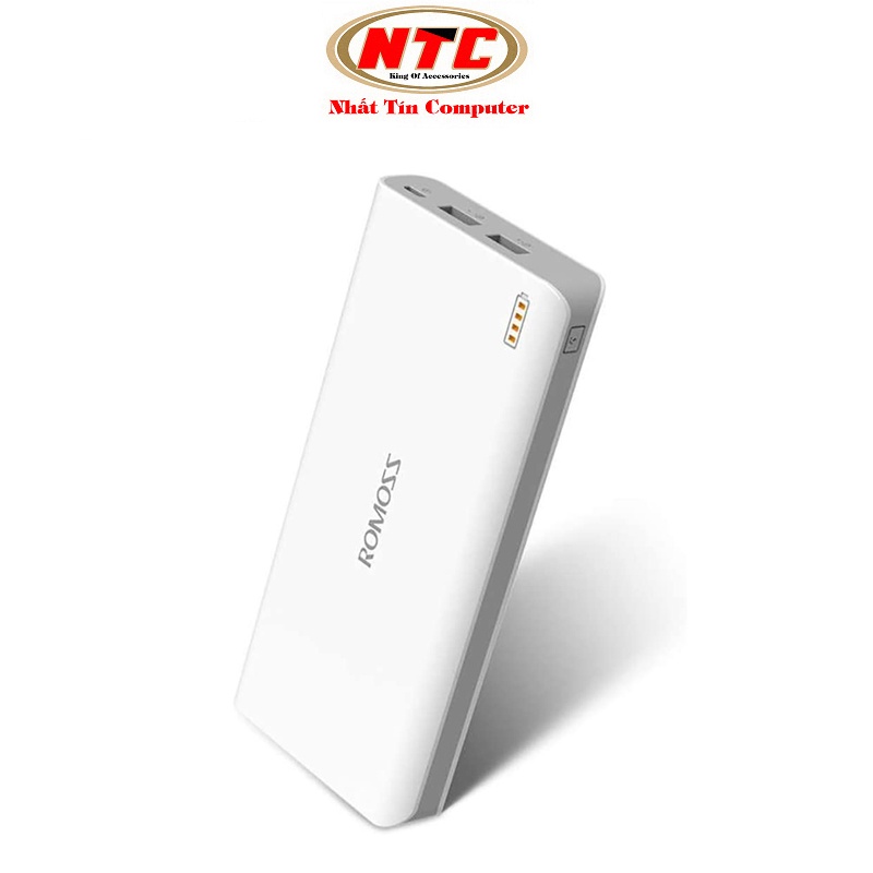 Pin dự phòng lõi polymer Romoss COEUS 20 (PH80) dung lượng 20000mAh sạc nhiều thiết bị (Trắng) nhattin_flagship_store