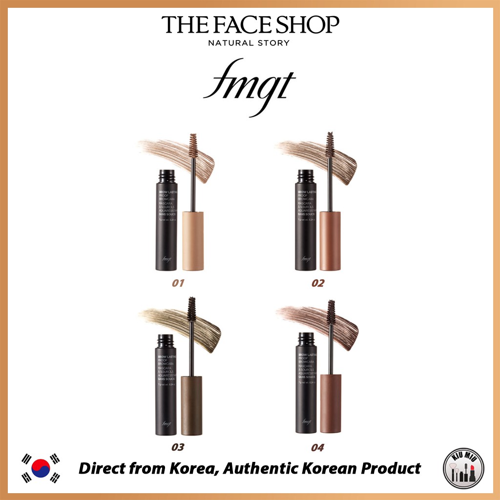 THE FACE SHOP fmgt BROW LASTING PROOF BROW CARA *ORIGINAL KOREA*