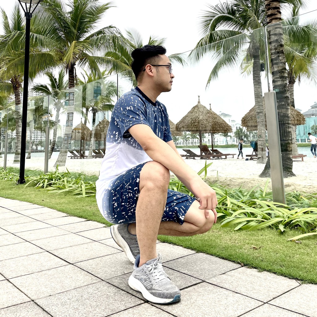 Bộ thể thao nam⚡𝑯𝑶𝑻 𝑵𝑯𝑨̂́𝑻 2021⚡trẻ trung năng động thoáng mát màu vảy sơn hàng Quảng Châu cao cấp PROMAXFIT