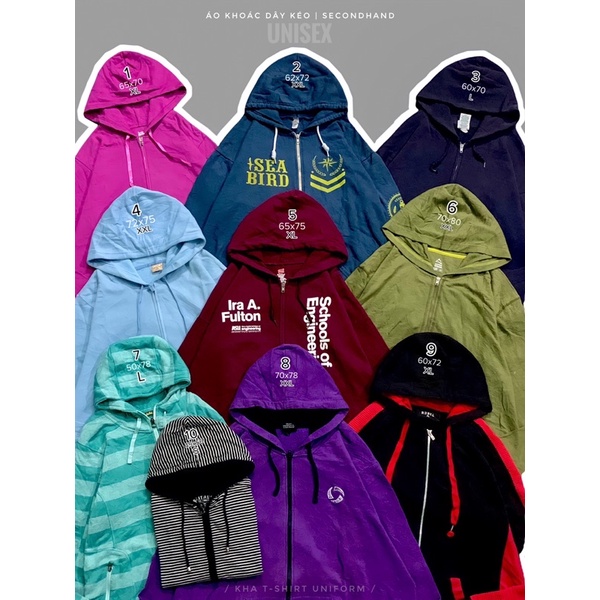 2Hand•S ➡️XXL / Áo Khoác Unisex - Hàng Tuyển Loại 1