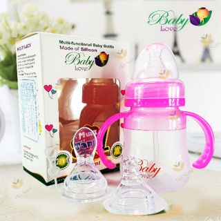 Bình sữa Baby Love 2in1 150ml (tặng 1 núm ti)