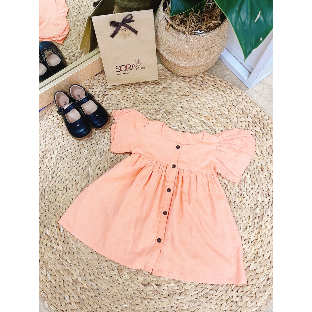 Đầm Babydoll Tay Chuông Nhiều Màu Sắc Cho Bé Gái 9kg-46kg Sora Chan - M123,M124,M125