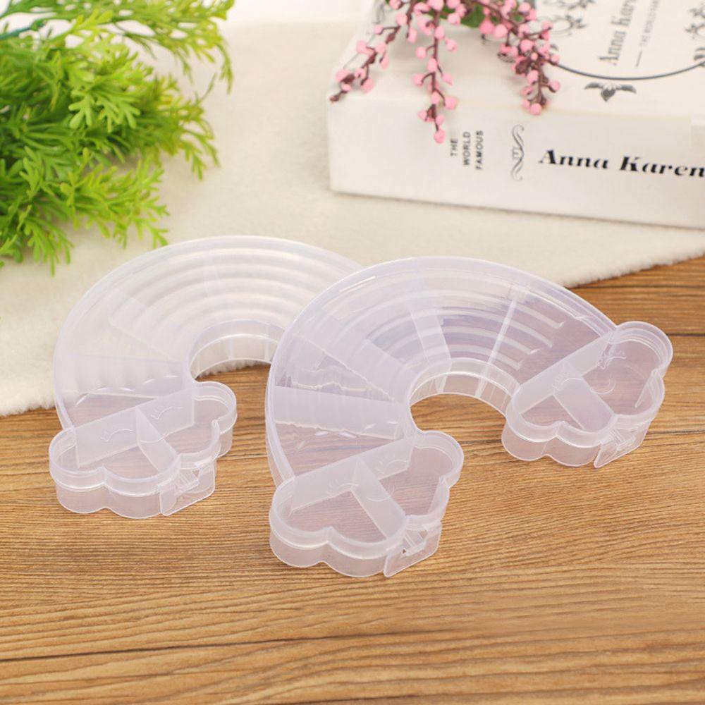 Hộp Đựng Trang Sức Hình Vỏ Sò Màu Cầu Vồng Dễ Thương
