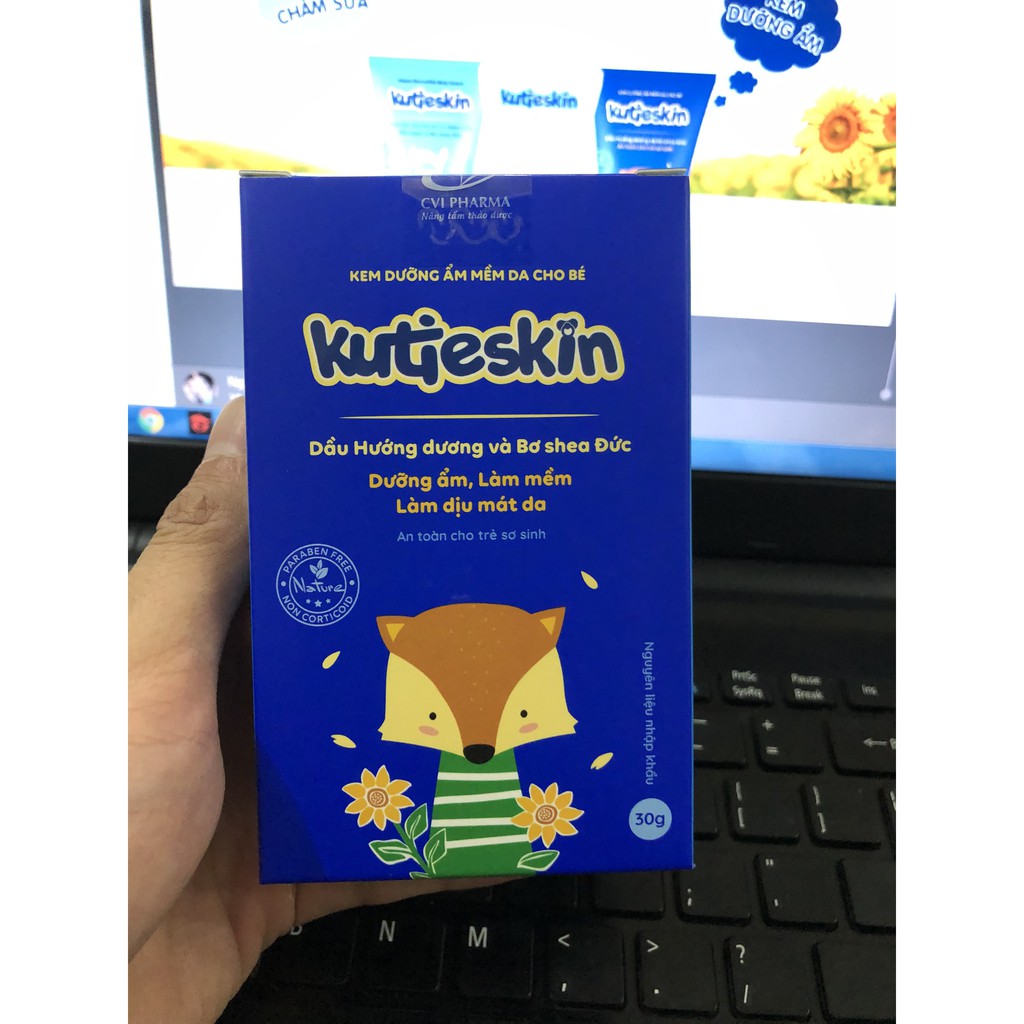 KUTIESKIN - Kem dưỡng ẩm mềm da cho bé