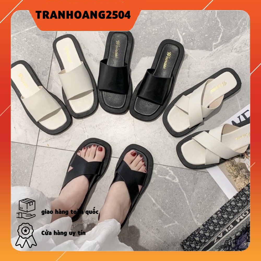 Dép Nữ Đế Bệt Quai Ngang Thoải Mái Thời Trang