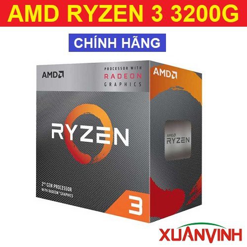 CPU AMD RYZEN 3 3200G, 3300X 18MB, 3.8GHZ BOOST 4.3GHZ 4 NHÂN 8 LUỒNG (NEW 100%, CHÍNH HÃNG)