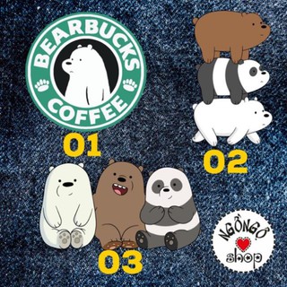 Phôi hình chuyển nhiệt -Hình ủi / hình dán nhiệt - Gấu - nhận làm sticker ủi nhiệt theo yêu cầu