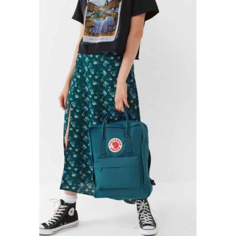 Balo Kanken thời trang nam nữ Ulzzang Hàn Quốc SANTA STORE đi học giá rẻ màu xinh đựng vừa Laptop vải chống nước cao cấp