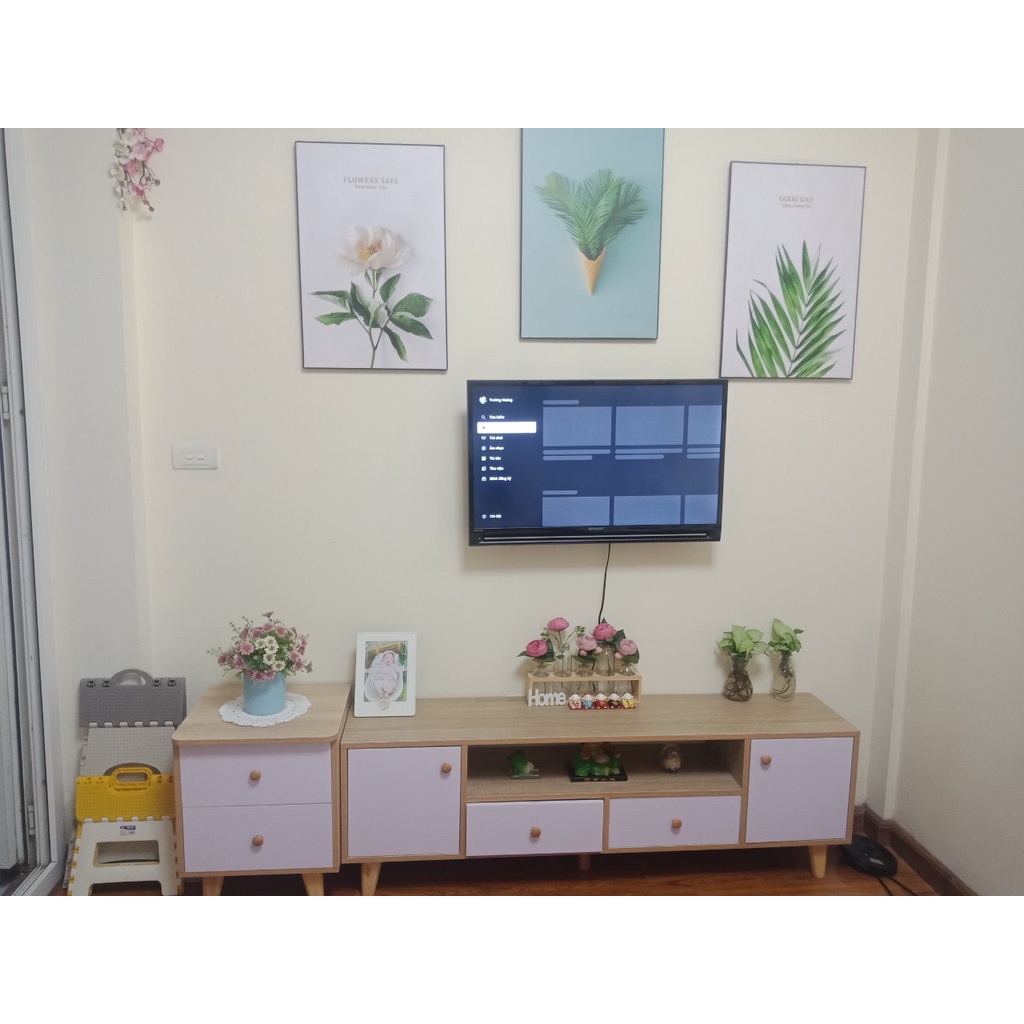 Kệ Tivi Thông Minh GAPI Phong Cách Nordic - GP122