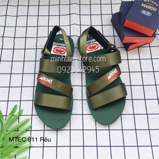 Giày sandal 3 quai nam mtec 011 rêu