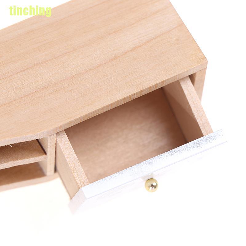 Mô Hình Tv Bằng Gỗ Trang Trí Nhà Búp Bê