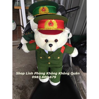 Gấu Bông Công An - Cảnh Sát 45 cm