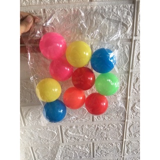 đồ chơi cho bé banh bóng nhựa nguyên sinh set 10 quả