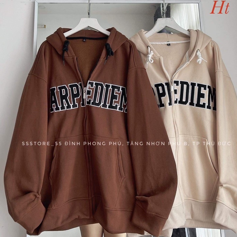 Áo khoác nỉ cotton DIE H2A978