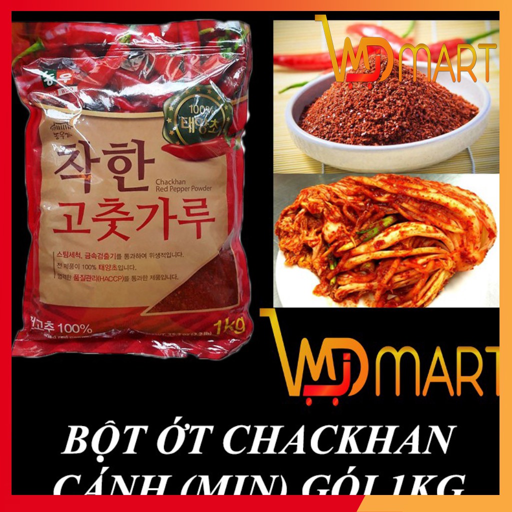 BỘT ỚT NONGWOO CHACKHAN HÀN QUỐC GÓI 1KG