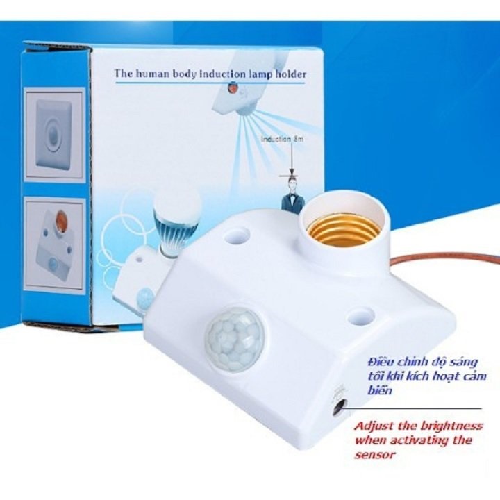 Đui Đèn Cảm Ứng hồng ngoại bật/tắt thông minh, BÓNG ĐÈN, CHỌN PHÂN LOẠI - DIY888