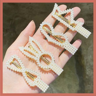 Kẹp tóc nhiều mẫu đính hạt ngọc điệu đà xic53