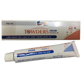 Towders Cream 15g Trị Ghẻ, Ngứa, Làm Sạch Các Loại Ký Sinh Trùng Khỏi Da
