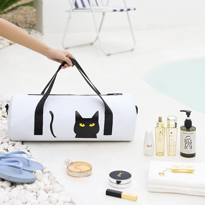 Túi Tote Du Lịch Đeo Vai Chia Ngăn Khô Và Ướt Tiện Lợi