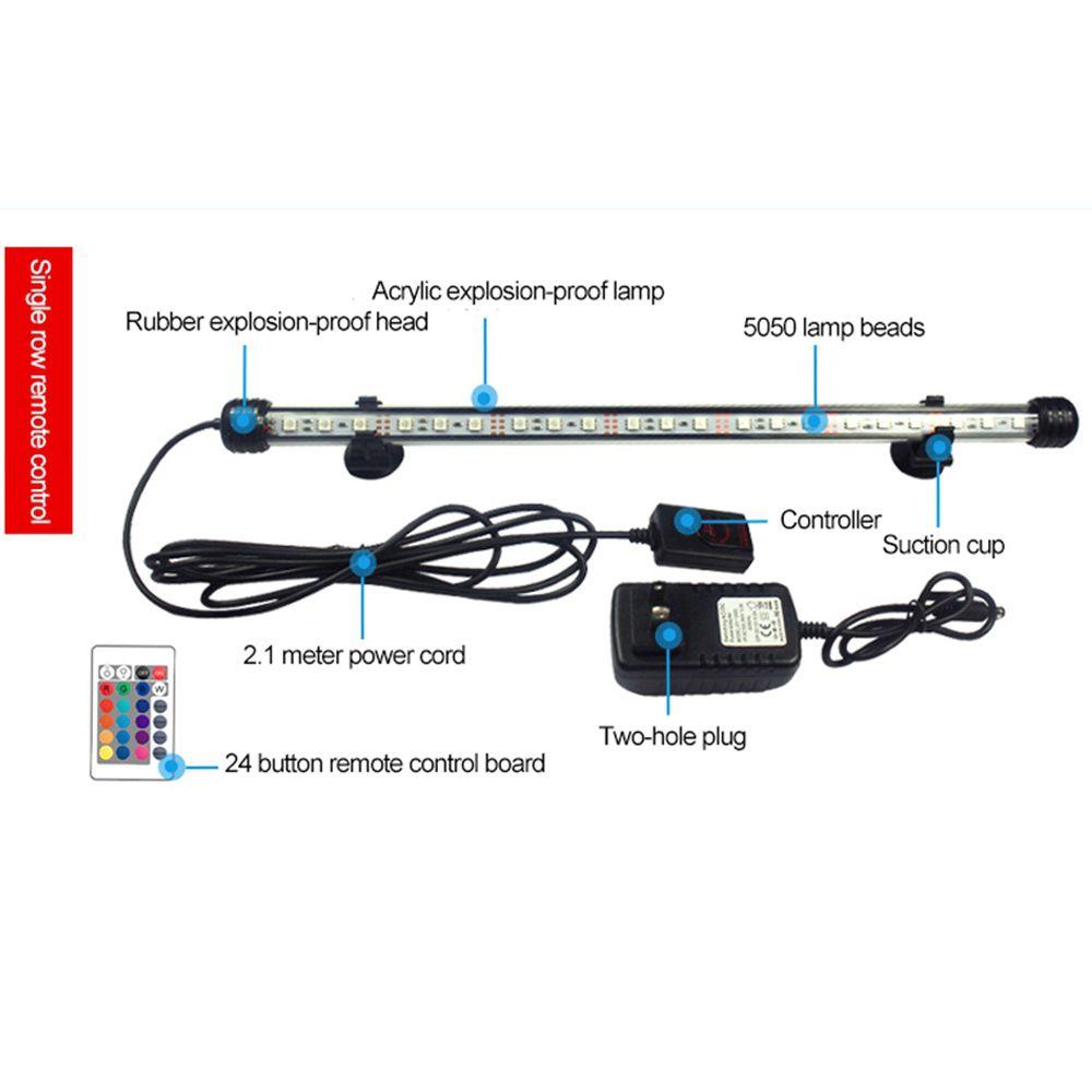 Đèn LED Trang Trí Bể Cá Có Điều Khiển Từ Xa Tiện Dụng