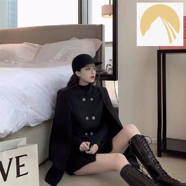 [ Sale nhanh] [ORDER] Áo khoác dạ cape đính khuy sang chảnh (có ảnh + video) | BigBuy360 - bigbuy360.vn