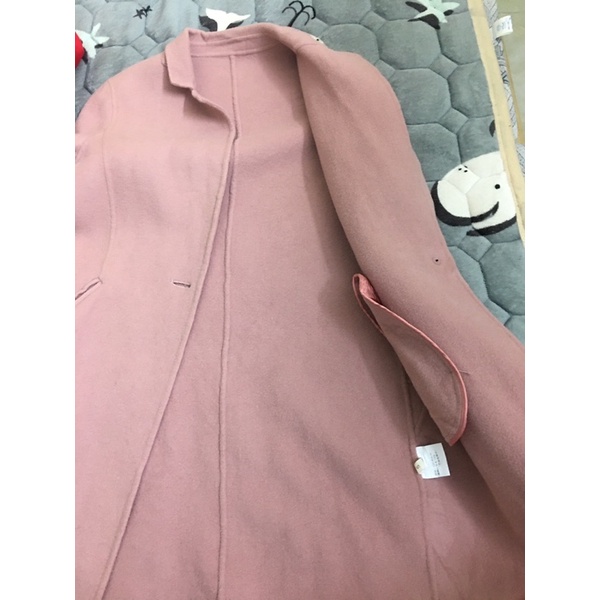 áo khoác dạ hanmade lông cừu 1 lớp