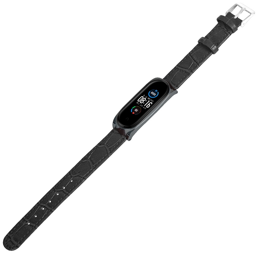 Dây Da Thay Thế Cho Đồng Hồ Thông Minh Xiaomi Mi Band 7 6 5 NFC 4 / 3