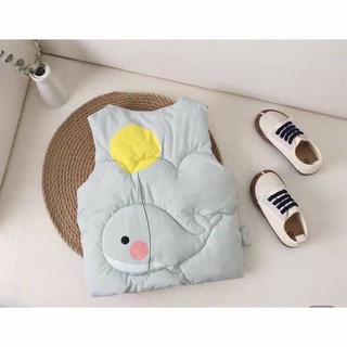 Áo gile phao siêu nhẹ, ấm cho bé