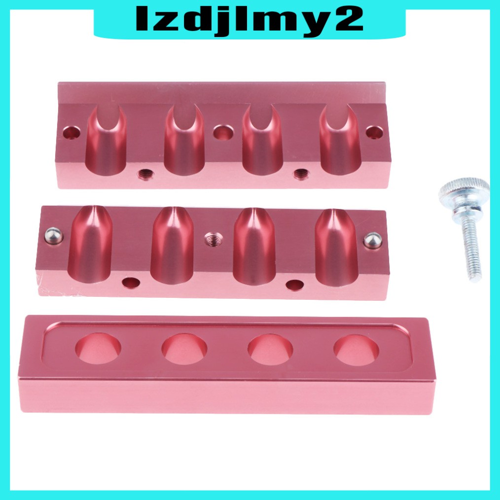 (Hàng Mới Về) Khuôn Làm Son Môi Diy 2 / 4 / 6 Lỗ 12.1mm Bằng Nhôm Diy