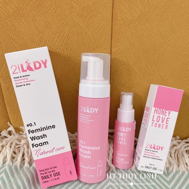 XỊT HỒNG BÍM 2LADY combo xịt rửa