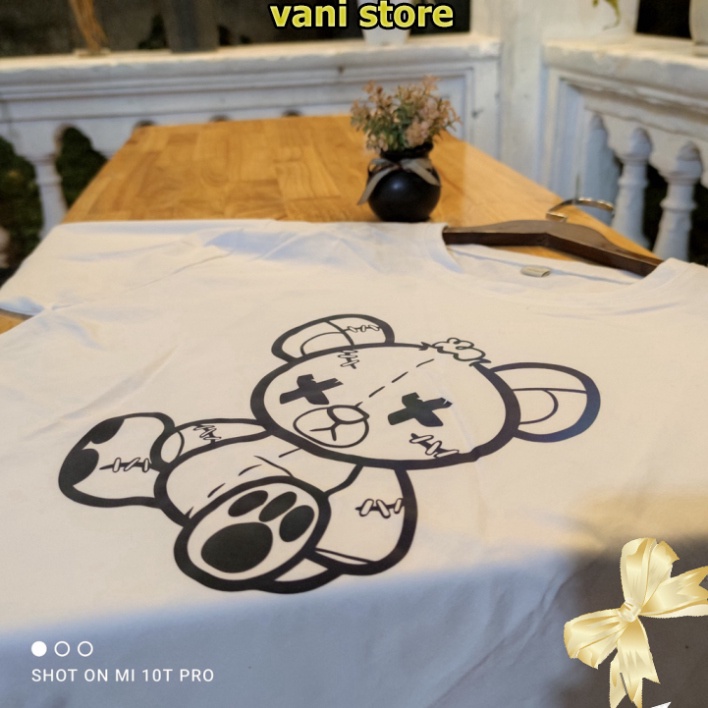 [Tặng Quà] Áo thun GẤU cute XX phản quang 7 màu unisex ( Đen, Trắng) . | BigBuy360 - bigbuy360.vn