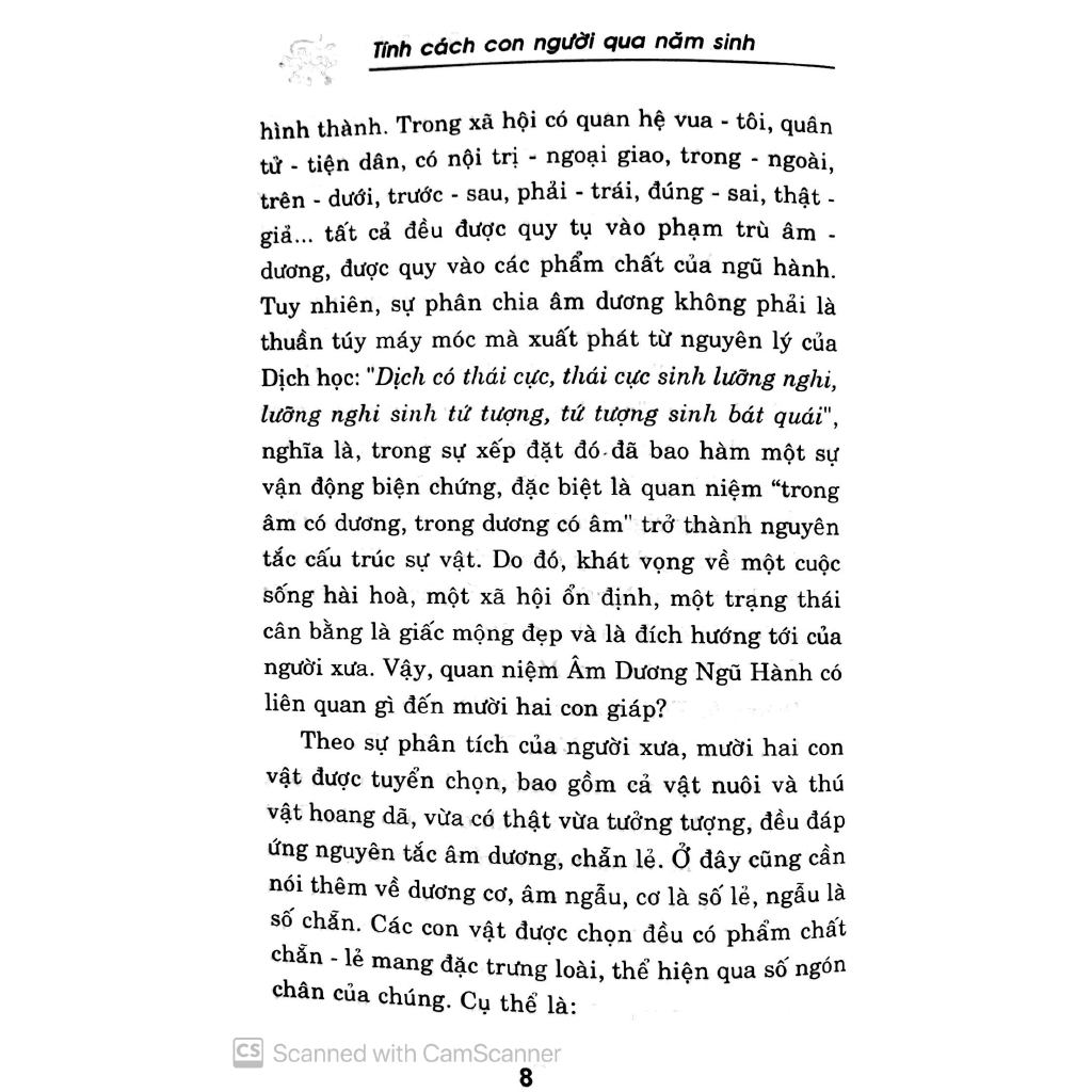 Sách - Tính Cách Con Người Qua Năm Sinh - Tuổi Thân