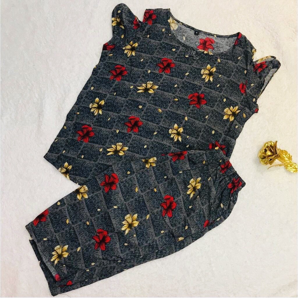 Đồ Bộ Nữ B06 VNXK Kiểu Dáng Lửng Vải Tôn Lanh Rớt Vai (ẢNH SHOP TỰ CHỤP) | BigBuy360 - bigbuy360.vn