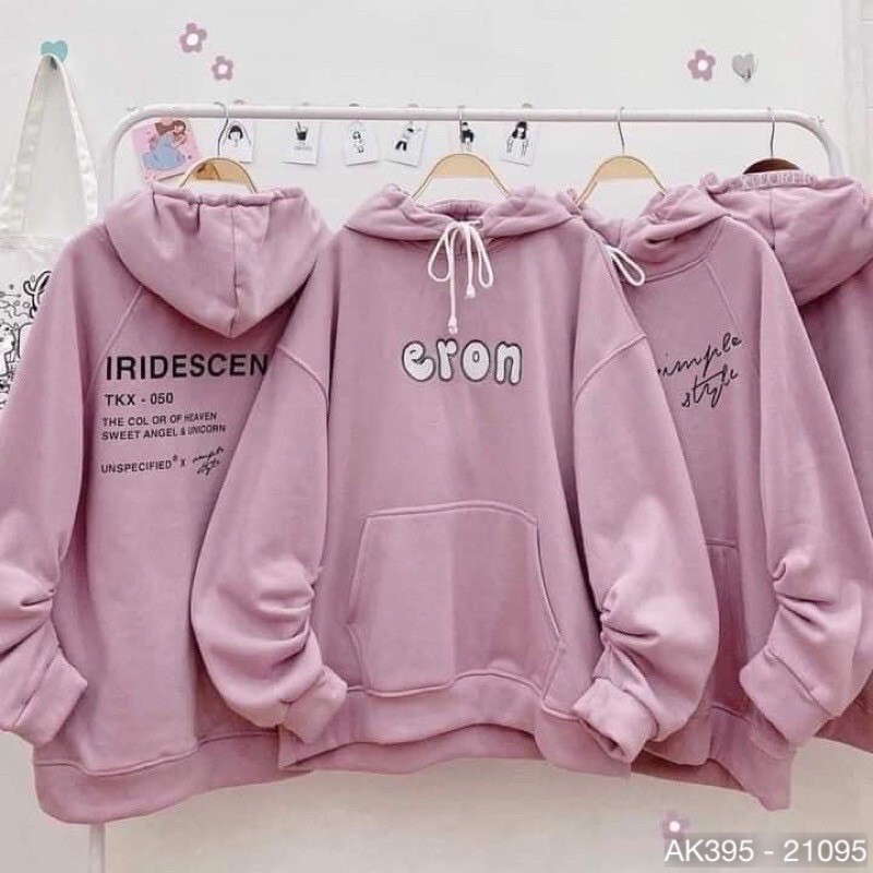Áo Hoodie Nỉ Tay Phồng Cánh Dơi UNISEX Nỉ Bông Dày Dặn Hàng QC Áo Hoodie Nữ Nỉ Ngoại SWEATER Nữ ERON - AK3395 | BigBuy360 - bigbuy360.vn