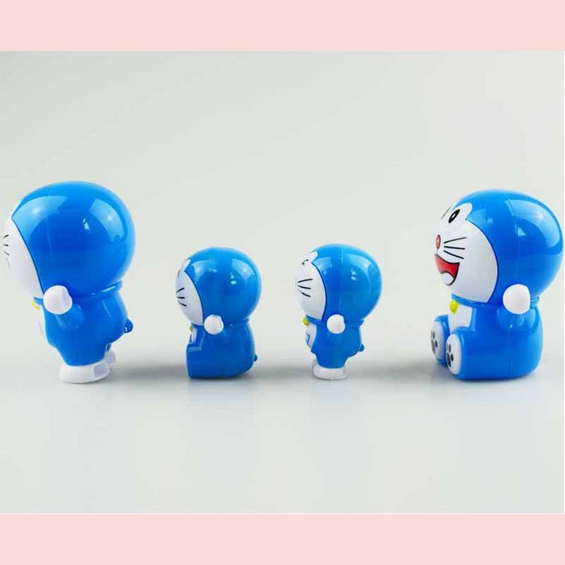 Combo 10 set mèo Doraemon trang trí bánh kem, mèo doremon trang trí