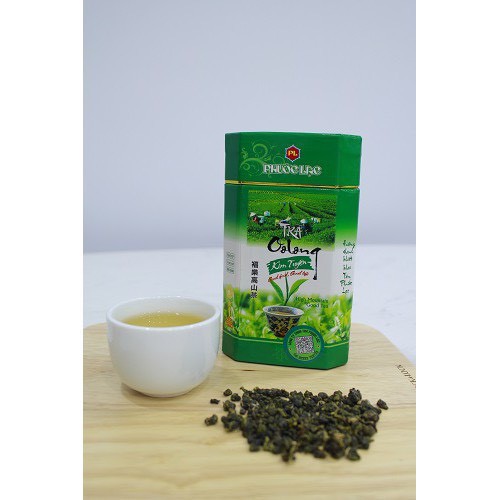 Trà ô long cao cấp (oolong) 250g Kim Tuyên Phước Lạc - Hộp trà biếu