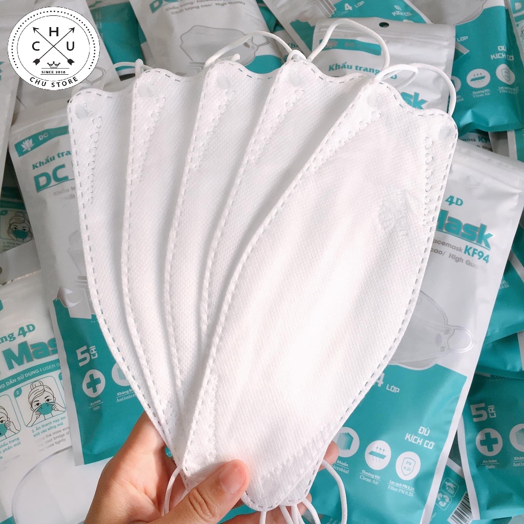 (Bán Buôn Sỉ) Khẩu Trang KF94 4D Uni Mask Hàn Quốc Cao Cấp Kháng Khuẩn Chống Bụi Mịn KT