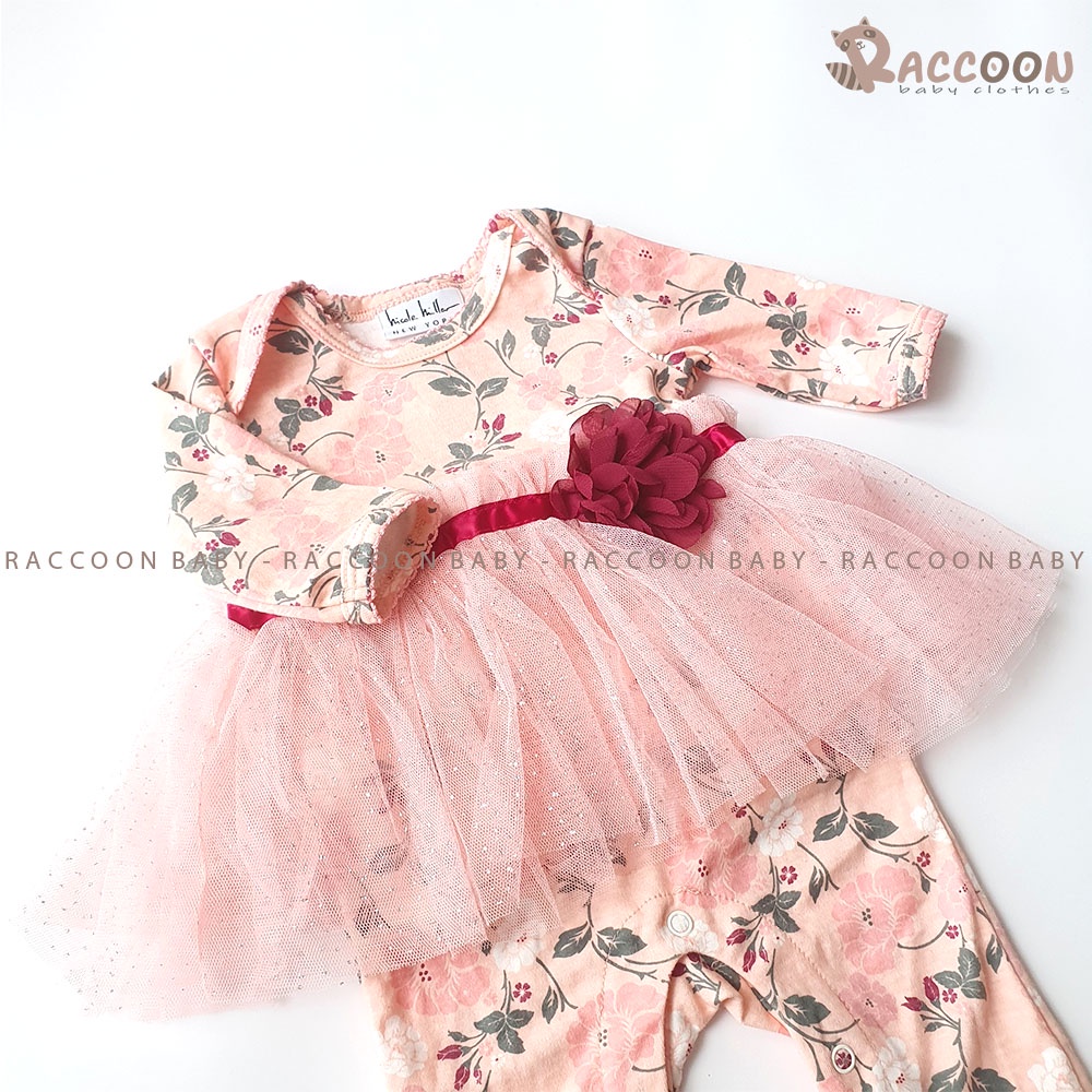 Bộ đồ liền thân dạng váy xuất Pháp điệu đà body dress cho bé gái Hicole Hiller