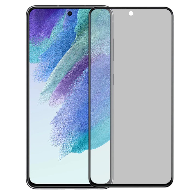 Kính cường lực Samsung S21 FE 5G nhám chống vân tay/ chống nhìn trộm/ full màn hình/ không viền màu/ ốp chống sốc