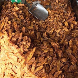 Chuối sấy đường vừng