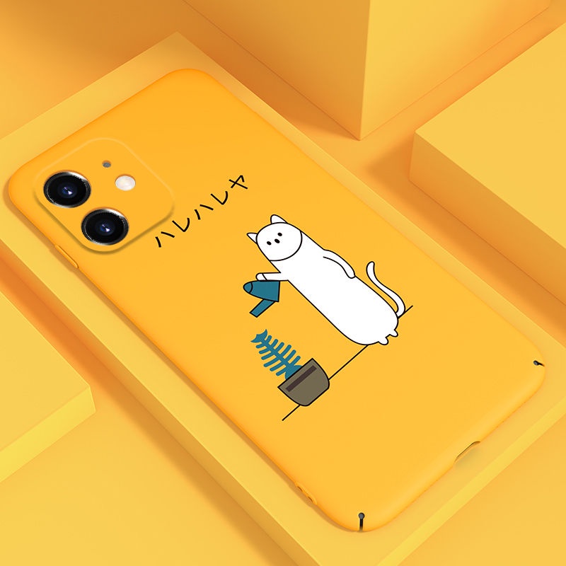 Ốp Điện Thoại Cứng Siêu Mỏng Họa Tiết Hoạt Hình Cho IPhone11promax 11 X Xs 7 8 Plus SE Xr Xs Max 11Pro 11ProMax 12 12Pro 12ProMax 12ProMax