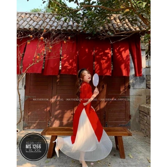 N.T BIGSIZE áo dài tết váy xoè