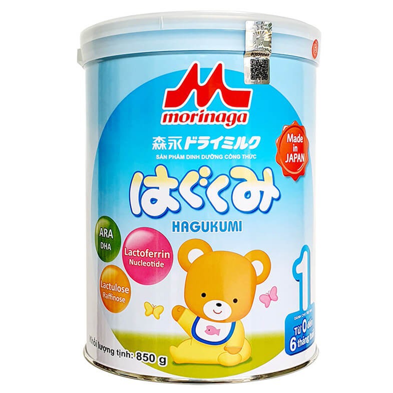 Sữa bột Morinaga Hagukumi mẫu mới số 1 850g